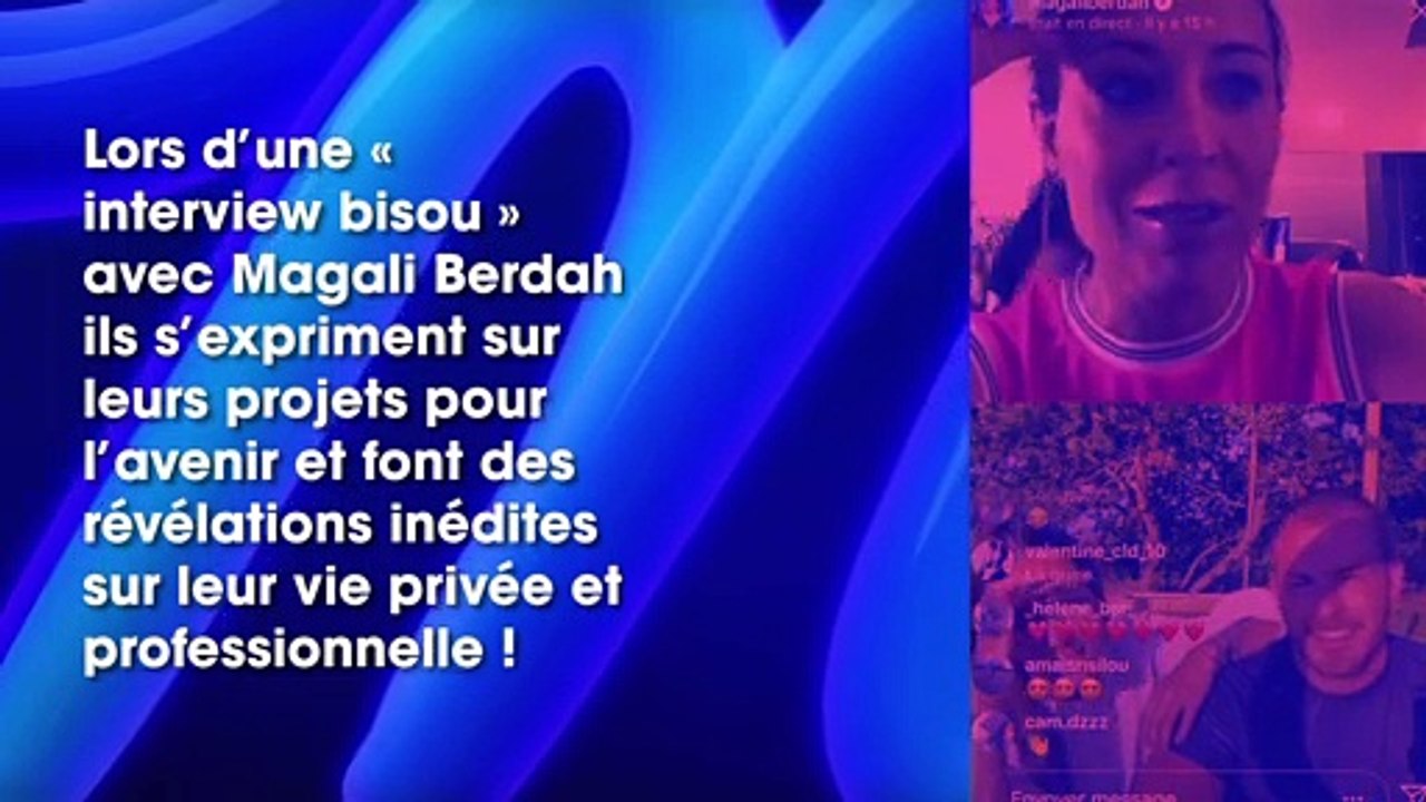Julien Bert et Hilona  Fini la télé  Ils font des révélations sur leurs nouveaux projets