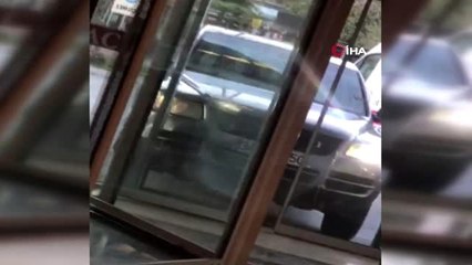 Korona virüs testinde ücret iddiası, cipiyle hastanenin kapısına vurdu