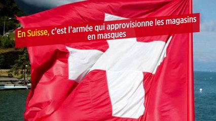 En Suisse, c’est l’armée qui approvisionne les magasins en masques