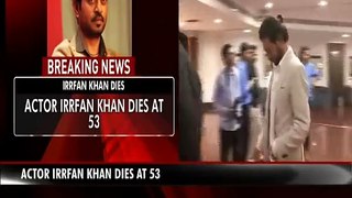 Actor Irrfan Khan Dies In Mumbai. He Was 53