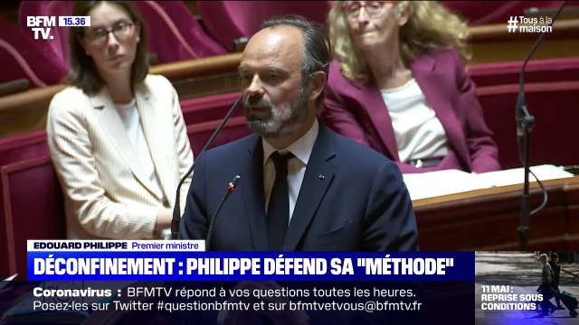 Édouard Philippe répond au sénateur Rémi Féraud (PS): Si vous pensez qu'il y a une autre méthode pour battre une épidémie (..) je serais très heureux de l'apprendre