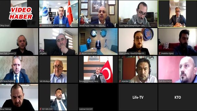 (29 Nisan 2020) NEFES KREDİSİ TELEKONFERANS İLE DUYURULDU