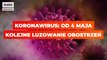 Koronawirus: od 4 maja kolejne luzowanie obostrzeń.