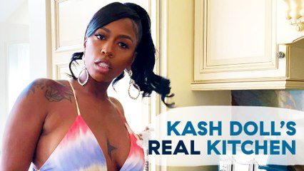 Kash Doll Shows Us Her Huge Home Kitchen And Champagne Collection