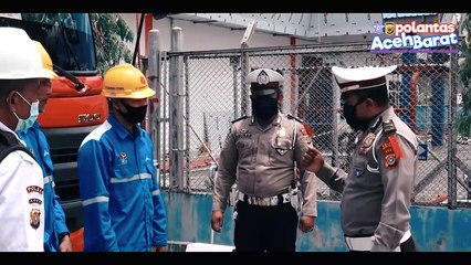 Sat Lantas Polres Aceh Barat Rutin Lakukan pengawalan BBM