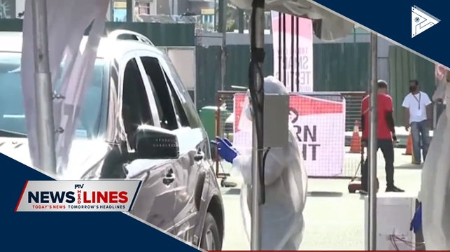 Taguig opens second drive-thru testing