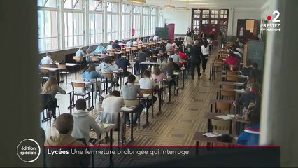 Déconfinement : la fermeture des lycées interroge