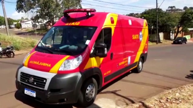 Homem fica ferido em acidente de trânsito na Rua Europa, no Bairro Periolo