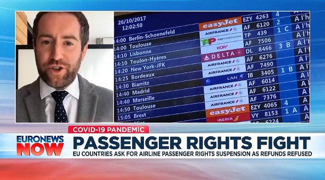 Coronavirus: 'Most EU states' want Brussels to suspend refunds for cancelled flights law