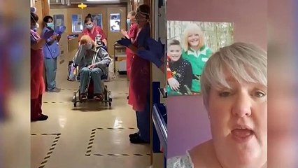 Lily is reunited with her mum after Covid-19 hospital stay