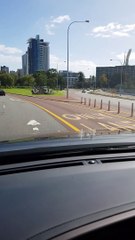 Driver Plowed Through Perth