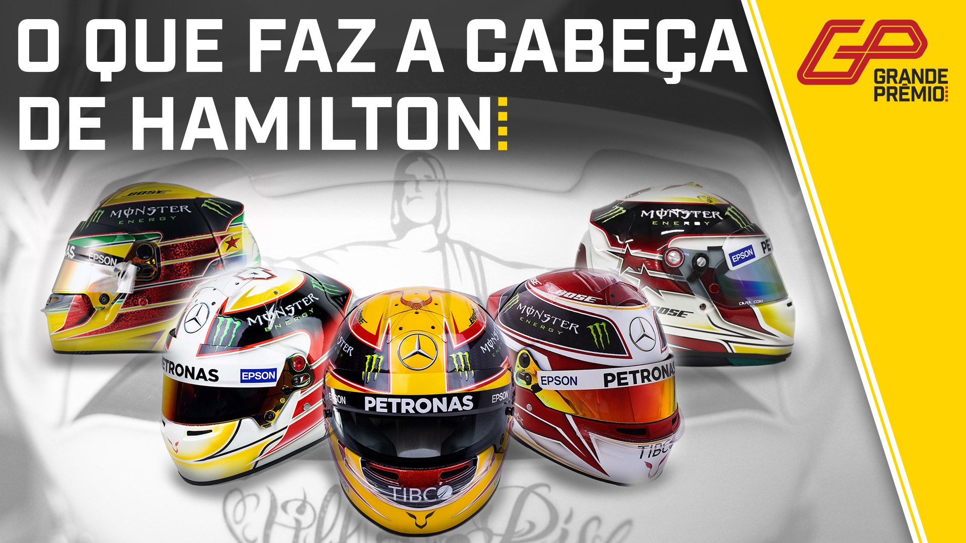 Os CAPACETES de LEWIS HAMILTON: por que Senna, Lauda e até CRISTO - Vídeo  Dailymotion