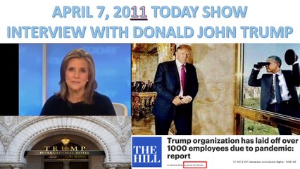 04/07/11 DONALD TRUMP TV INTERVIEW - USA Is In SERIOUS TROUBLE