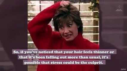 Stress can make your hair fall out—but here's how experts say you can stop it