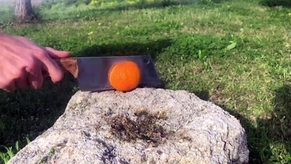 Ağır Çekimde Portakal Ezme,Kesme - YAVAŞÇIL [ Slow Motion ]