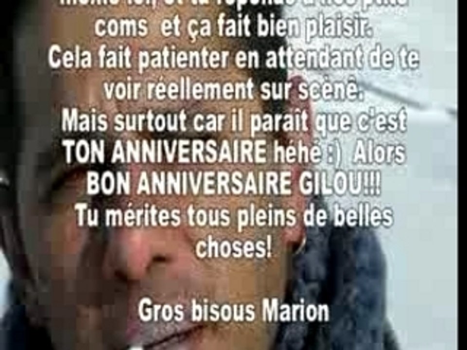Gil Gimenez - Bon Anniversaire