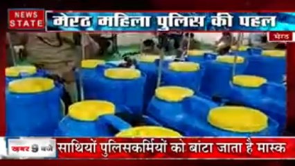 कोरोना से निपटने की कोशिश, ड्यूटी के बाद महिला पुलिस रोज बनाती हैं मास्क