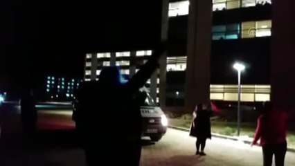 Karantina yurdundaki vatandaşlara mehter marşı dinletisi