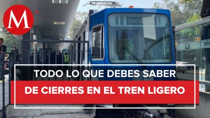 Tren Ligero cerrará segundo tramo el 2 de mayo por reparaciones