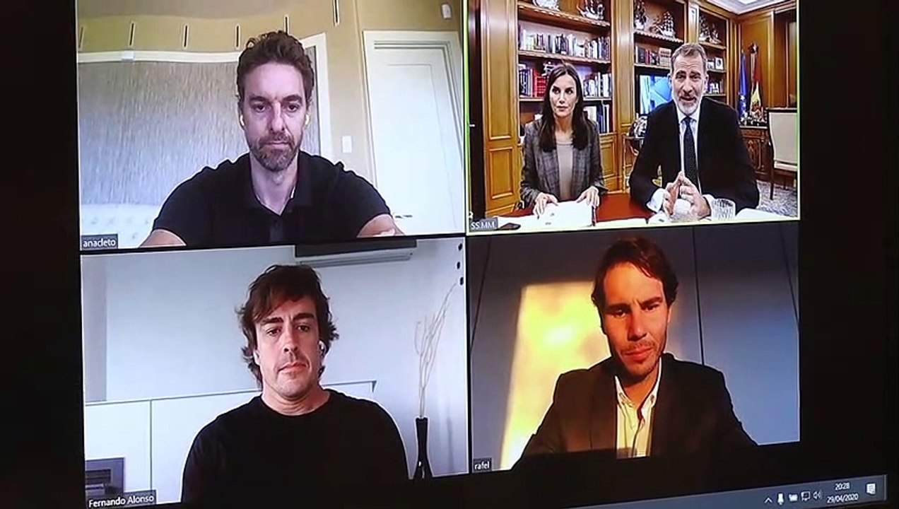 Don Felipe y Doña Letizia se reúnen con Rafa Na...