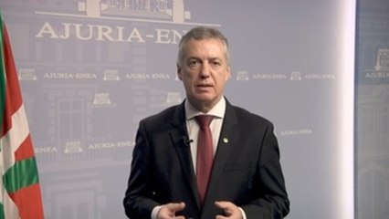 Urkullu exige que se levante estado de alarma
