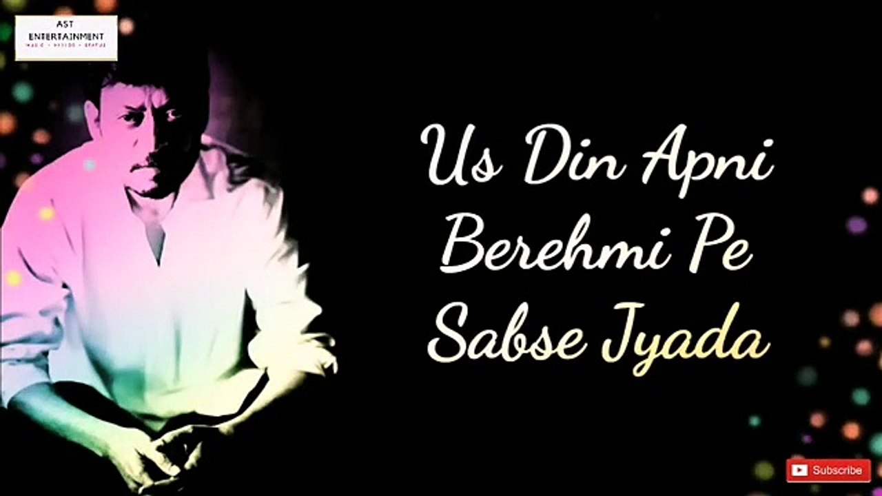 Irfan Khan Whatsapp Status - Irfan Khan Status - Irfan Khan Death Video -