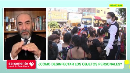 #SanamenteConElDrHuerta - ¿Cómo desinfectar los objetos personales?