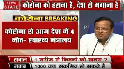 Corona virus : पिछले 24 घंटे में कोरोना के 42 नए मामले आए सामने, 4 की मौत: लव अग्रवाल