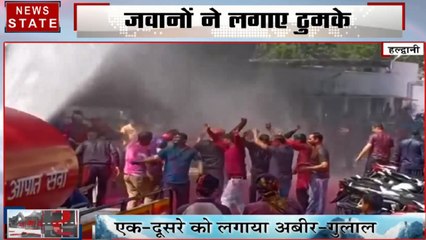 Uttarakhand: हल्द्वानी- होली के दूसरे दिन पुलिसकर्मियों ने खेली होली