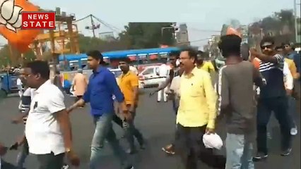 अमित शाह की रैली में जाने वाले BJP कार्यकर्ताओं ने लगाए, 'गोली मारो...को' के नारे,