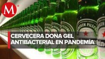 Heineken dona 100 mil latas de agua y gel antibacterial para hacer frente a covid-19