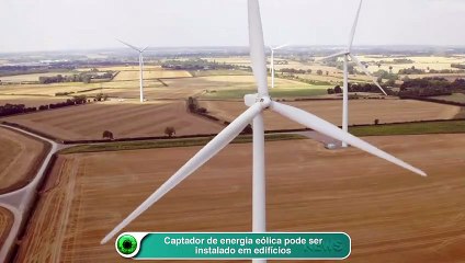 Captador de energia eólica pode ser instalado em edifícios