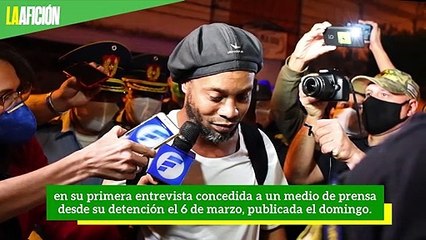 Ronaldinho rompe el silencio desde su lujosa prisión, ¿qué hará cuando salga?