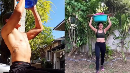 Creative ways Celebrities Do Their Quarantine Workout | PEP Specials