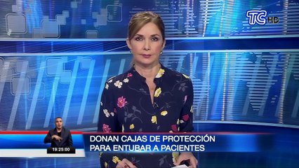 Donan cajas de protección para pacientes con covid-19