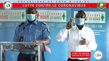 Côte d'Ivoire: 29 Avril 2020 - Point de presse Covid19