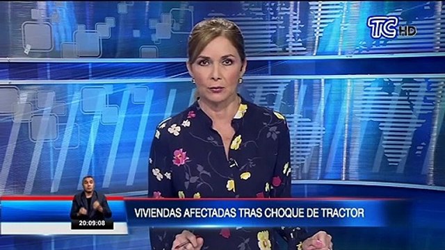 En Guayaquil dos viviendas resultaron afectadas tras choque de tractor