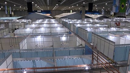 Hospital de campanha no Riocentro