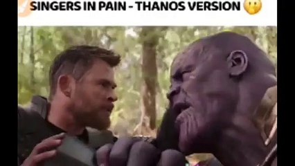 thanous voice  just for fun