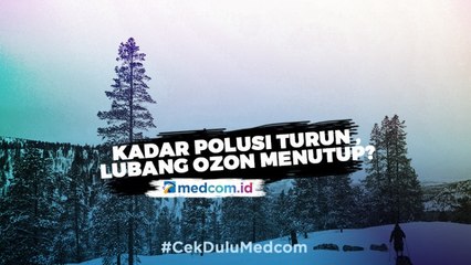 Kadar Polusi Turun Karena Korona, Sebabkan Lubang Ozon Menutup?