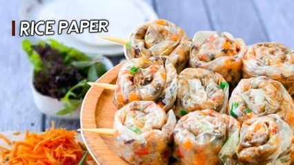 HOW TO MAKE THE PRETTIEST AND TASTIEST VIETNAMESE RICE PAPER ROLLS