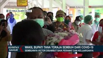 Sembuh Corona, Wakil Bupati Tana Toraja Disambut Meriah