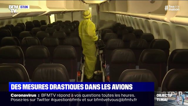 Virucide, nettoyage, masques... Les mesures drastiques contre le coronavirus à bord des avions d'Air France