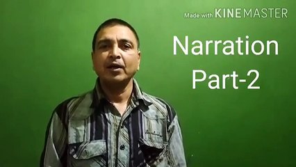 Narration (Direct and Indirect) part -2