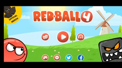 Red Ball 4 Gameplay and Walk through Level 1 to 4