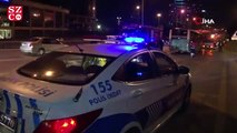 İstanbul'da otomobil, özel halk otobüsüne çarptı