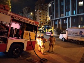 Şişli'de çalışma yapılırken doğal gaz borusu patladı