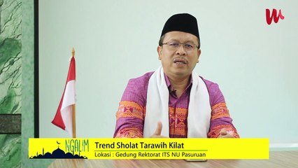 Tren Sholat Tarawih Kilat