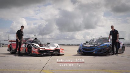 Acura Pro Drivers Swap Race Cars at Sebring Test