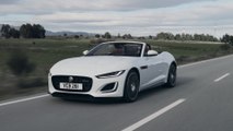 New Jaguar F-TYPE P450 R-Dynamic Convertible in Fuji white Driving Video